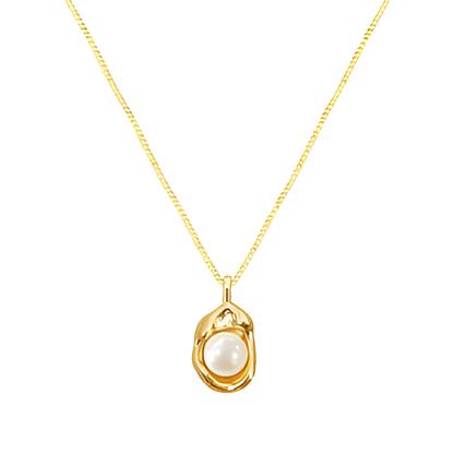 18K gold plated Stainless steel necklace, Intensity