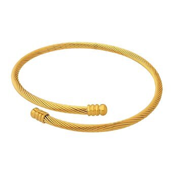 18K gold plated stainless steel bracelet, intensity
87420-0